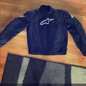 Alpine star motorcycle jacket with pads